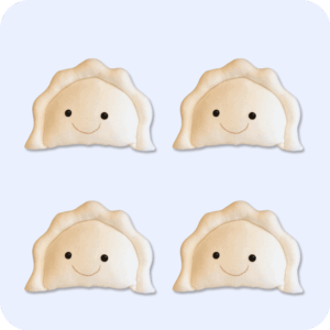Pierogi Stuffed Animal 4PCS